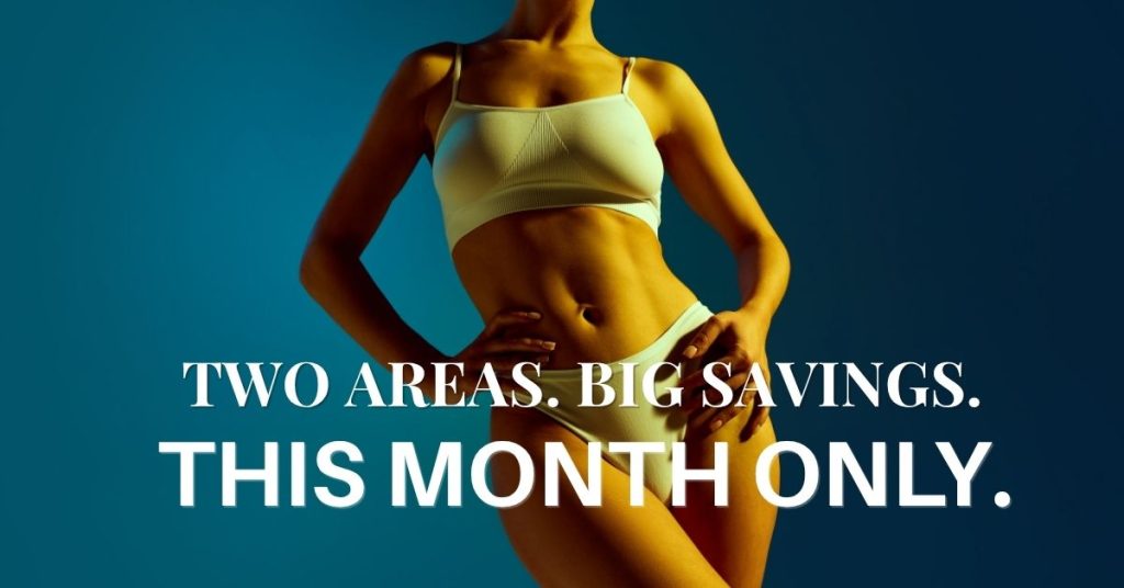 Two areas. Big Savings. This month only.